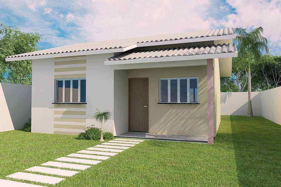 Casa moderna com piscina - Imagem 1